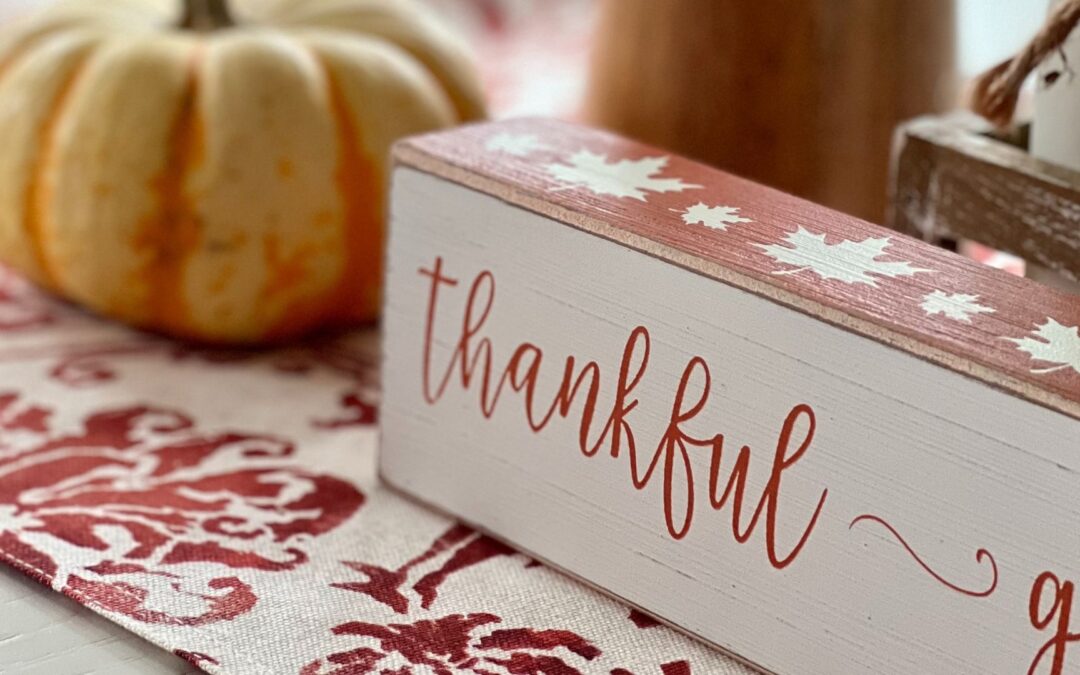 ‘TIS THE SEASON OF THANKFULNESS!